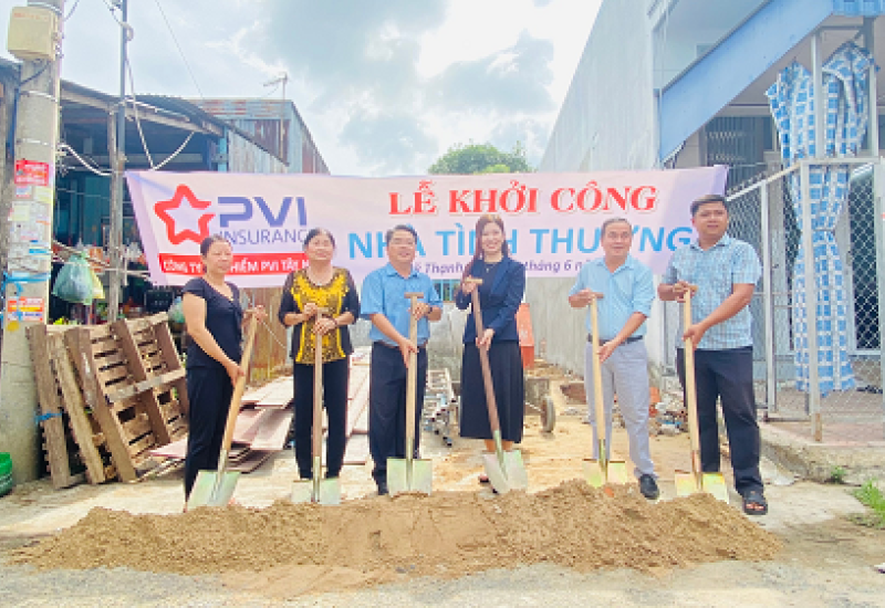 khởi công nhà tình thương