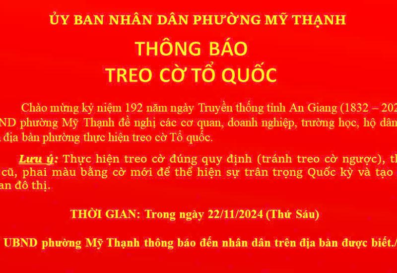 Kỷ niệm 192 năm ngày Truyền thống tỉnh An Giang (1832 – 2024)