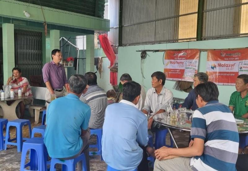 HỘI THẢO HƯỚNG DẪN NÔNG DÂN QUẢN LÝ VÀ PHÒNG TRỪ SÂU BỆNH TRÊN LÚA VỤ THU ĐÔNG TẠI PHƯỜNG MỸ THẠNH