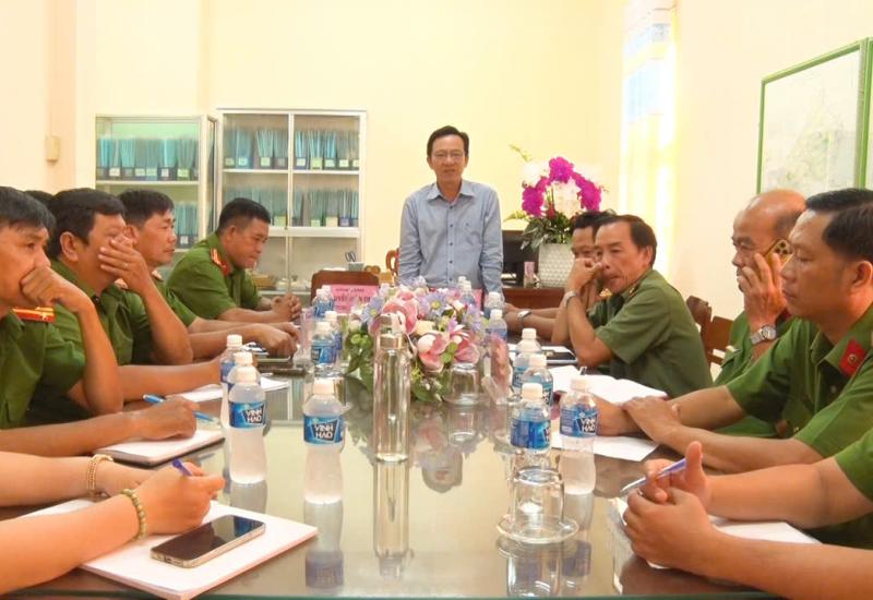MỸ THẠNH – HỘI NGHỊ ĐẢM BẢO CÔNG TÁC AN NINH TRẬT TỰ ĐỊA BÀN GIÁP RANH 
