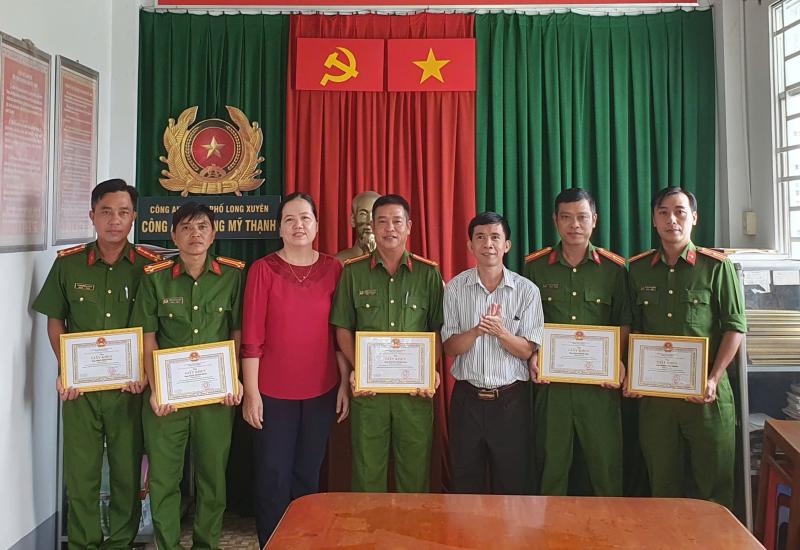 PHƯỜNG MỸ THẠNH KHEN THƯỞNG ĐỘT XUẤT CÔNG TÁC ĐẤU TRANH PHÒNG, CHỐNG TỘI PHẠM TRÊN ĐỊA BÀN